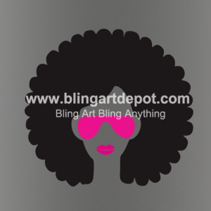 Afro Girl Iron On Heat Transfers Vinyl Afro Girl Iron On Heat Transfers Vinyl